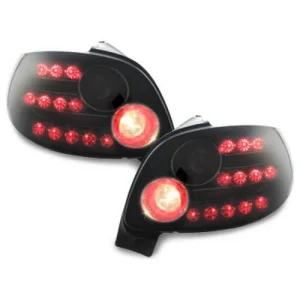 Pilotos traseros led Peugeot 206 año 98 09 negro ahumado RP01LLBS