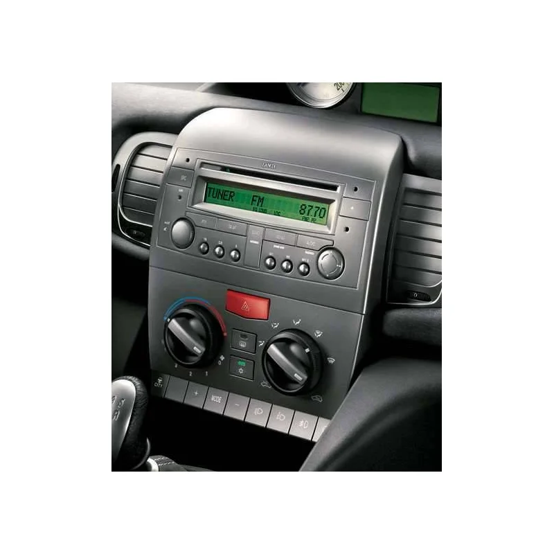 Marco radio Lancia Ypsilon, año 2004 2011, color gris