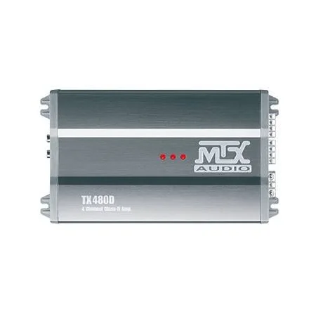 Amplificador 4 canales, clase D, MTX TX480D
