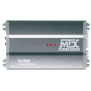 Amplificador 4 canales, clase D, MTX TX480D
