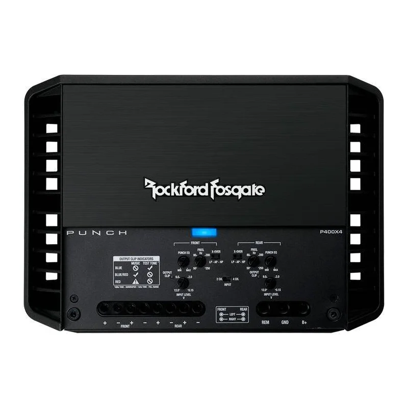 Amplificador 4 canales, Rockford Fosgate P400X4