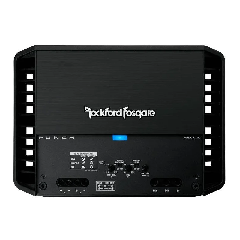 Amplificador mono canal, Rockford Fosgate P500X1BD