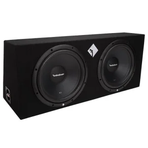 RockFord Fosgate R1 2X10 Subwoofer 10" doble con caja