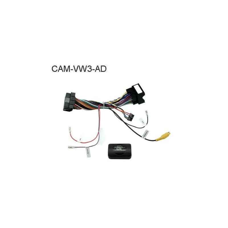 Interface para instalar una cámara trasera en equipo original VW Golf VII