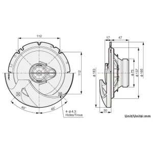 Pioneer TS R1750S Altavoces 17cm 