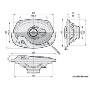 Pioneer TS R6951S Altavoces 6X9"