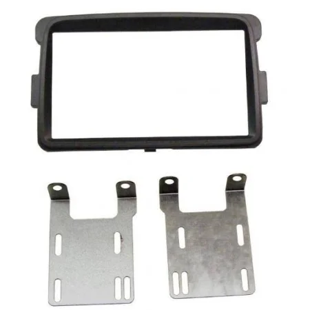 Marco radio Dacia Sandero 2013, Dacia Lodgy 2012, Dacia Dokker 2012, Dacia Logan 2012, Renault Captur 2014. 2DIn, negro