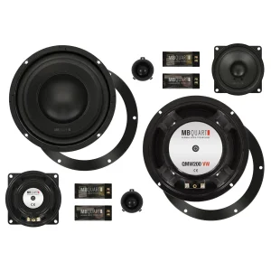 MB Quart QM200.3, Altavoces VW Golf V. Kit 3 vías separadas