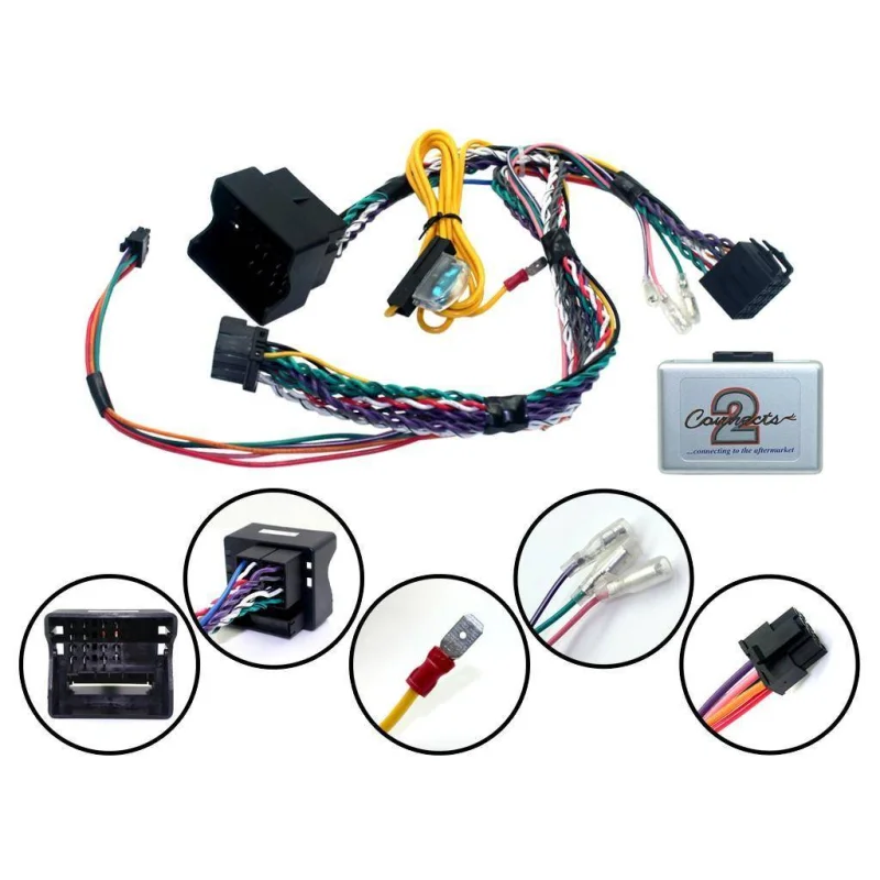 Interface mandos volante BMW serie 1, serie 3, serie 5, 2004 2013 Recuperar sonido sensores parking