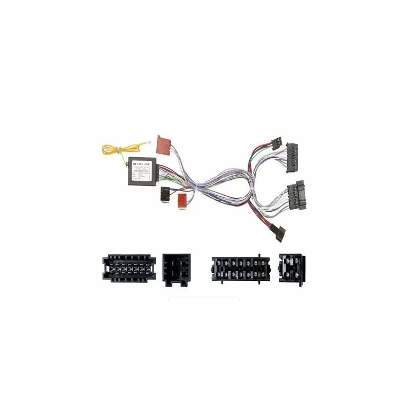 Conector amplificador o DSP para Mercedes Audio 50, Audio 70, COMMAND 2.0 +2006 (14 Pins + 4 Pins Conexion en el amplificador)