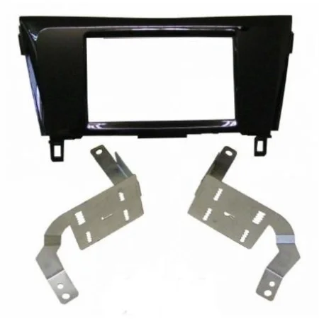 Marco radio Nissan Qashqai J11 2014, XTrail T32, 2014 2017, tamaño 2DIN