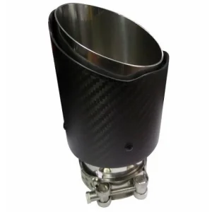 ACT COL C002, embellecedor cola escape universal, acabado en carbono