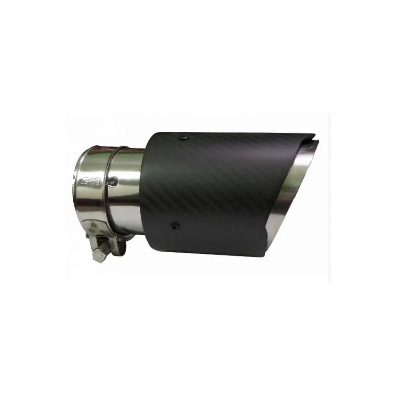 ACT COL C001, embellecedor cola escape universal simple en carbono