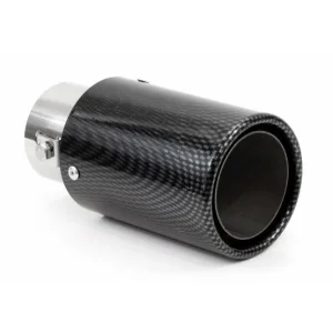 MT016C Embellecedor cola escape inox acabo en carbono