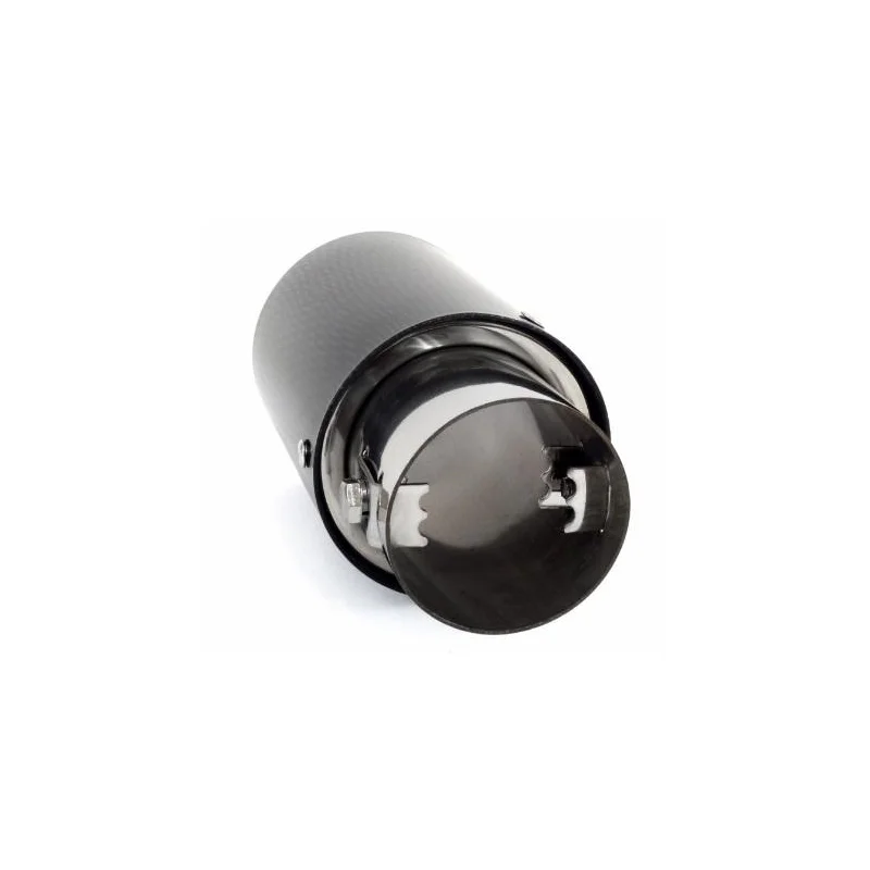 MT016C Embellecedor cola escape inox acabo en carbono