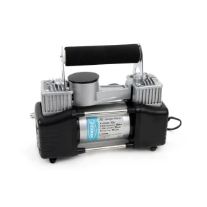 Compresor aire 2 cilindros para vehiculos 12v 85l/min