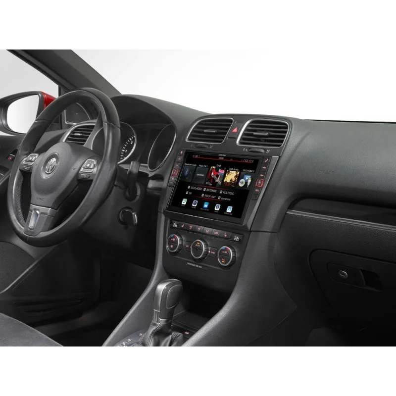 Car Play Aodroid Auto Alpine i902D G6, para VW Golf 6, 2008 2016