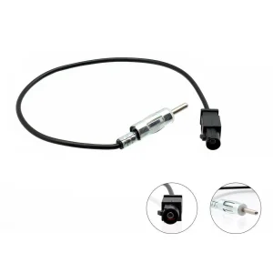 Conector adaptador antena Fakra a DIN BMW, Opel, Renault, Jeep, Renault, Citroen, Peugeot.