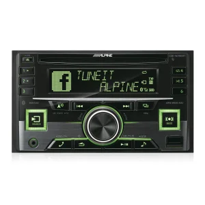 Alpine CDE W296BT radio con Bluetooth CD, y USB, 2 DIN.