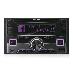 Radio con Bluetooth Alpine CDE W296BT CD, USB.