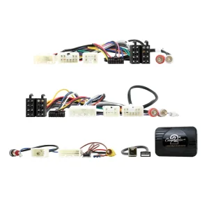 CTSTY008.2 Interface mandos volante para modelos Toyota, 2 conectores, conserva cámara de origen, USB y AUX.