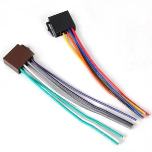Conector ISO macho, terminales hembra