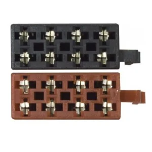 Conector ISO macho, terminales hembra