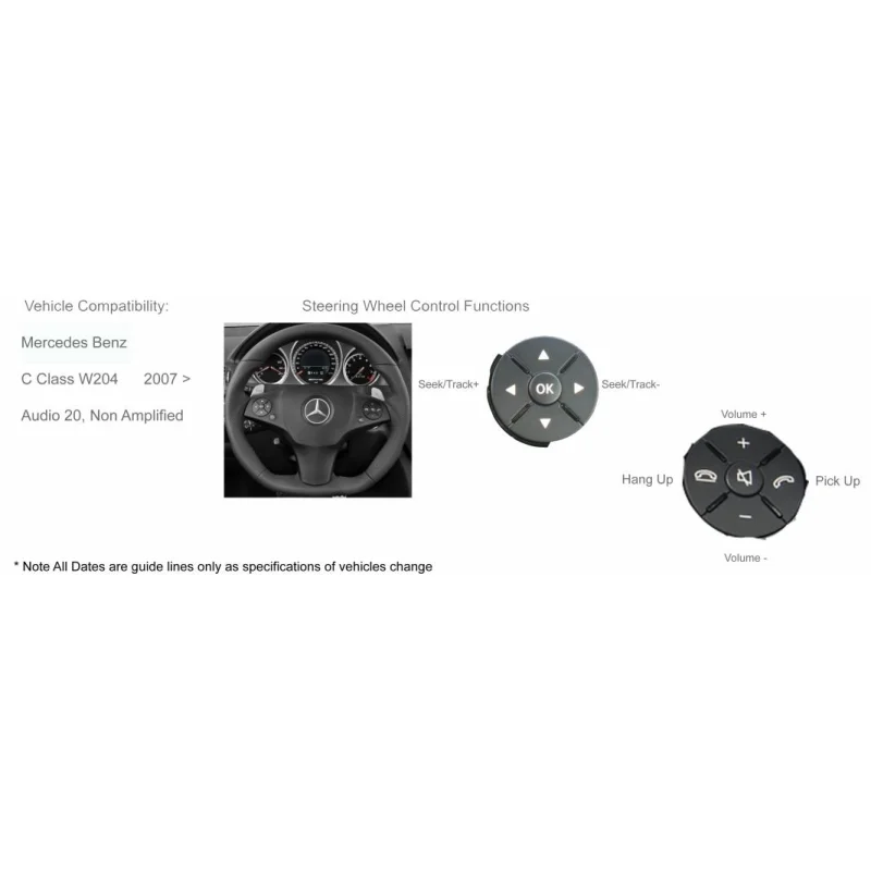 CTSMC005.2, mandos volante Mercedes Clase C y Clase E, Audio 20