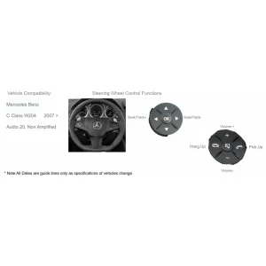 CTSMC005.2, mandos volante Mercedes Clase C y Clase E, Audio 20