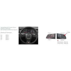 CTSAD005.2, Interface mandos volante Audi A3, A4, A6, TT 