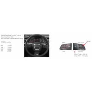 Mandos volante Audi A3, A4, TT modelos del 2001al 2008.