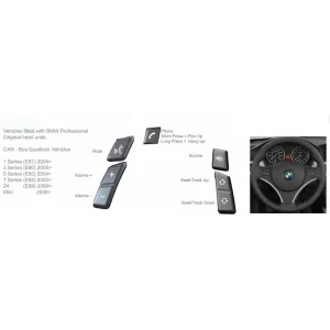 CTSBM009.2 Interface mandos volante BMW, sensores parking, sonidos de aviso