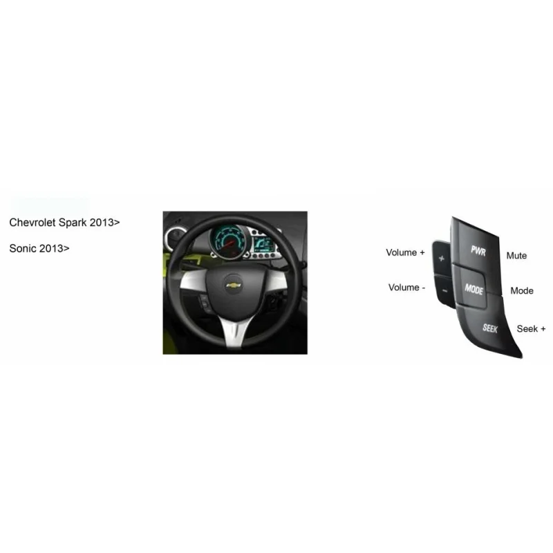CTSCV005.2 Interface mandos volante, Chevrolet Sonic, Spark Año 2013 2015