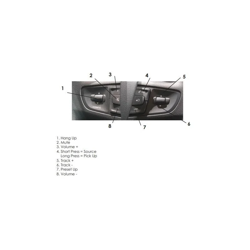 CTSCT011.2 Interface mandos volante Citroen Dispatch Spacetourer año 2016