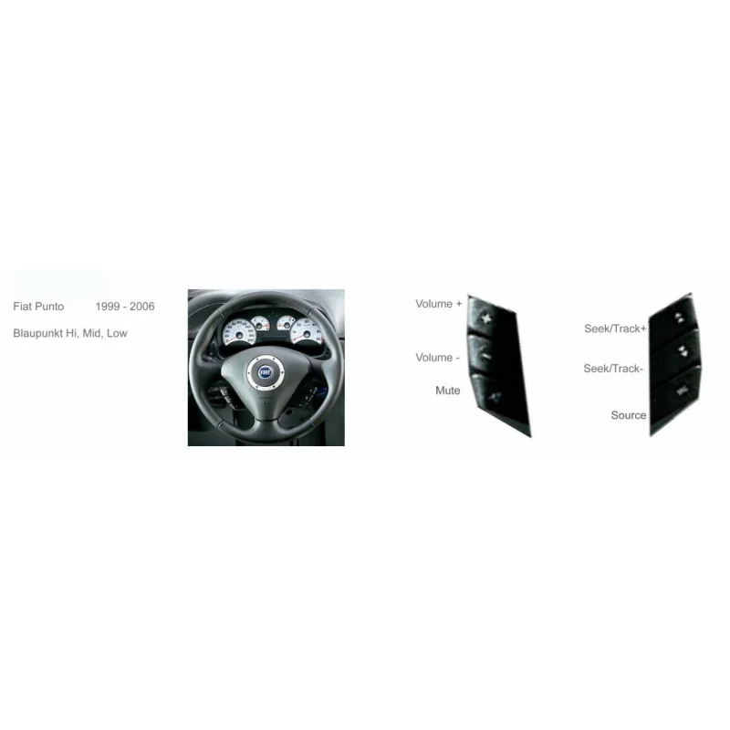 CTSFA003.2 Interface mandos volante Fiat Punto, Fiat Croma