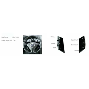 CTSFA003.2 Interface mandos volante Fiat Punto, Fiat Croma