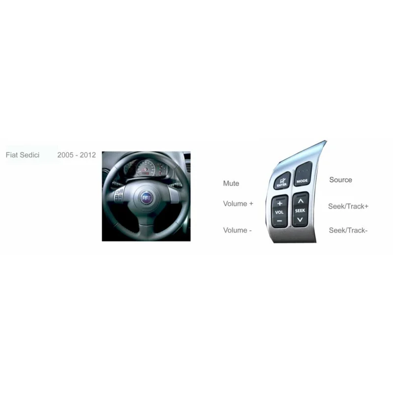 CTSFA009.2 Interface mandos volante Fiat Sedici 06 15