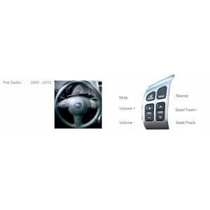 CTSFA009.2 Interface mandos volante Fiat Sedici 06 15
