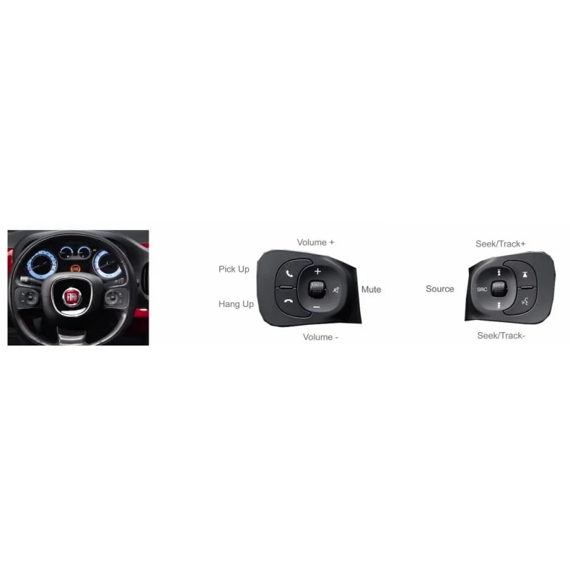CTSFA011.2 Interface mandos volante Fiat Ducato, 500L, Doblo y Dodge