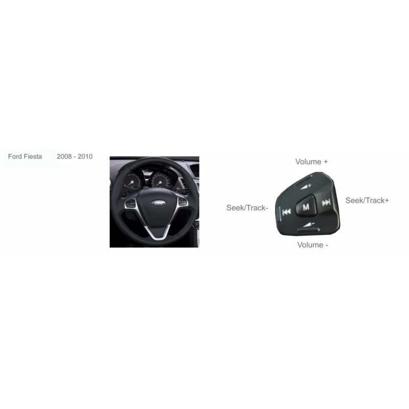 CTSFO004, Interface mandos volante, Ford Fiesta, Año 2008 2010
