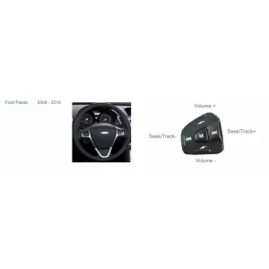 CTSFO004, Interface mandos volante, Ford Fiesta, Año 2008 2010