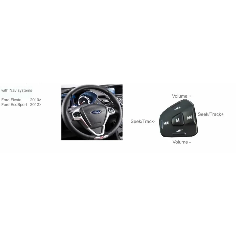 CTSFO005.2 Interface mandos volante Ford Fiesta del 2010 al 2012