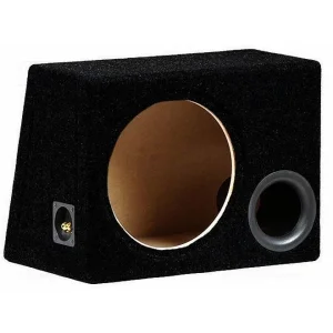 Caja acústica para subwoofer de 12" (300mm) Bass Reflex. negro.
