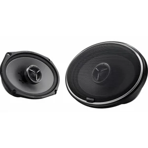 Kenwood KFC X694, Altavoces coaxiales ovales de 6x9, potencia max 300W