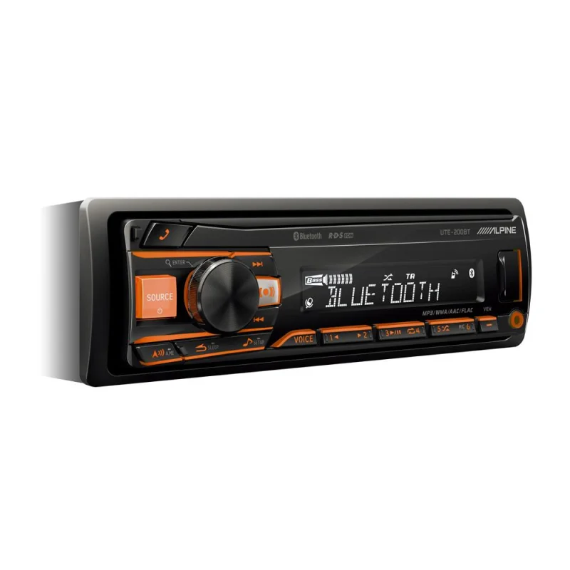 Alpine UTE 200BT Radio con Bluetooth y USB.