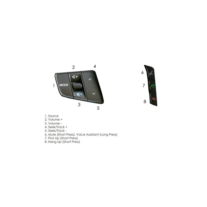 CTSHY008.2 Interface mandos volante Hyundai i30 2012 2015, i40