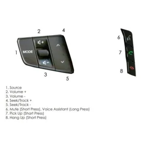 CTSHY008.2 Interface mandos volante Hyundai i30 2012 2015, i40