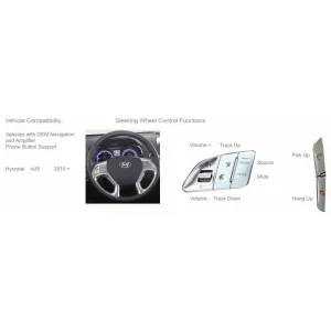 CTSHY009.2 Interface mandos volante Hyundai ix35, año 2010