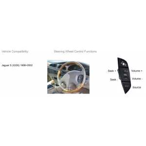 Interface mandos volante connects2 CTSJG003.2 Jaguar S Type Año 1999 2002