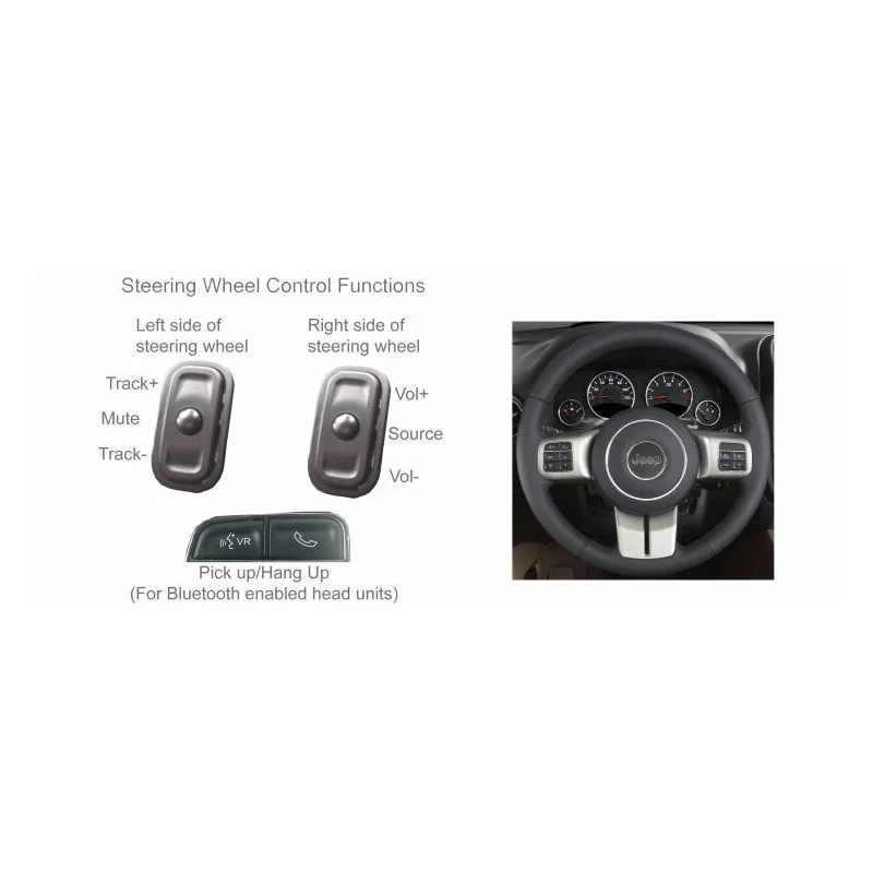 CTSJP002 Interface mandos volante Jeep Grand Cherokee, commander
